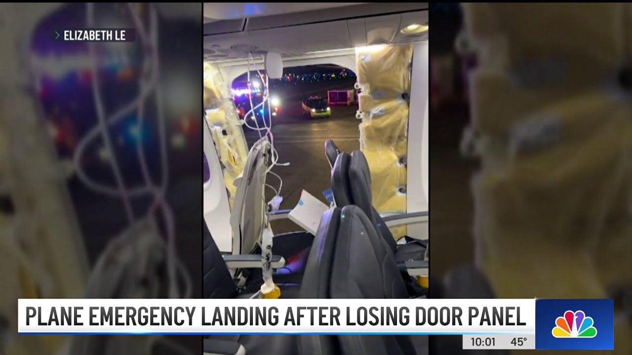 Experts look into Alaska Airlines plane emergency landing