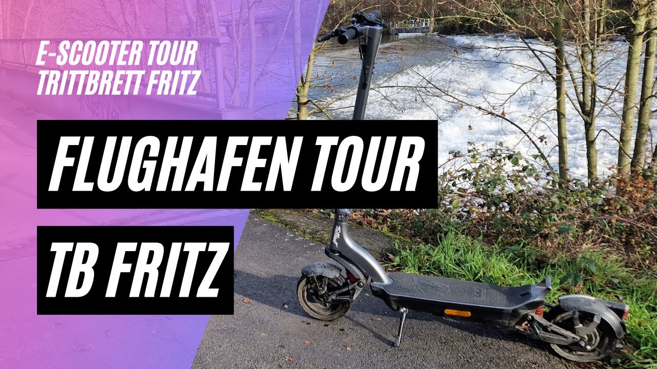 🛴 Trittbrett Fritz  🛨 Flughafen Tour (48V, 18AH, 500W)
