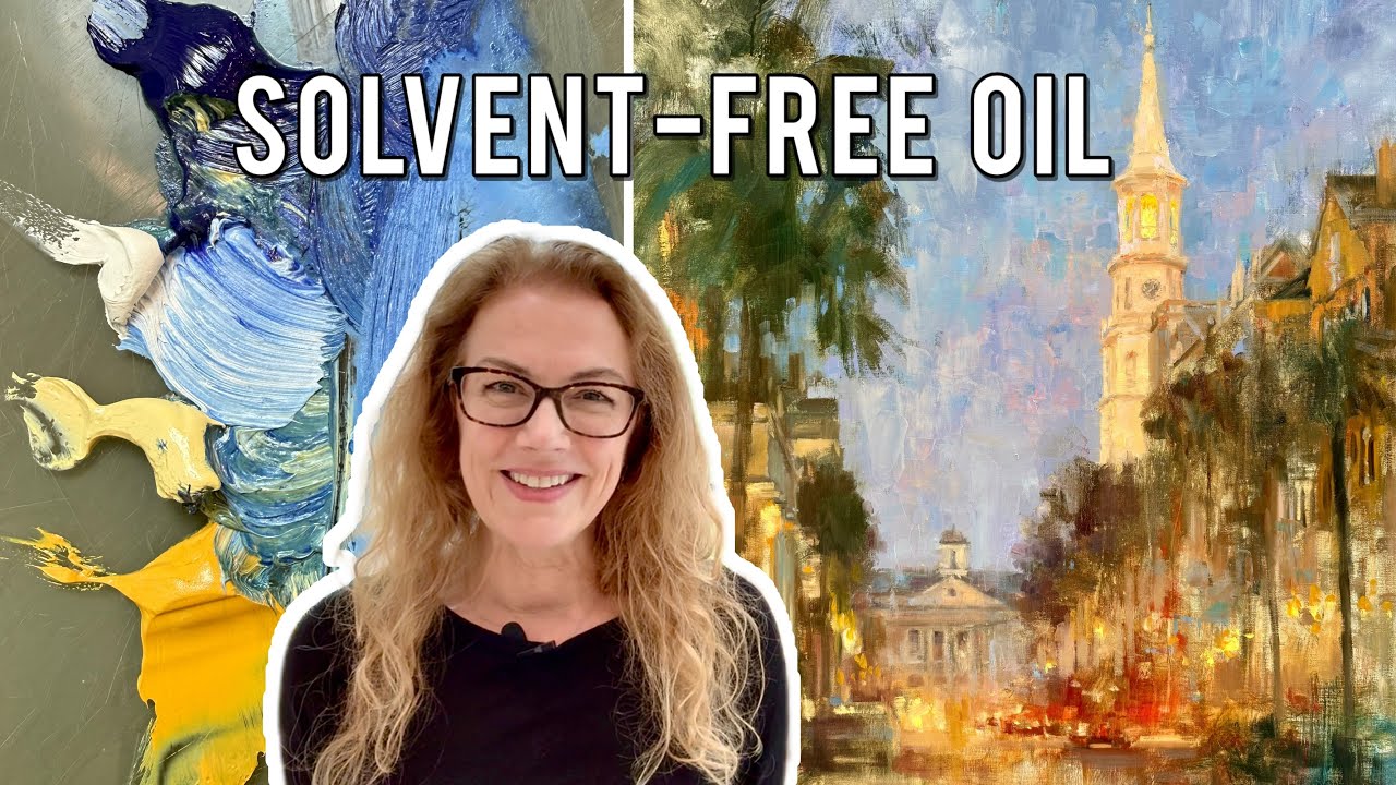 How to Paint without Solvents (safe oil painting for beginners)