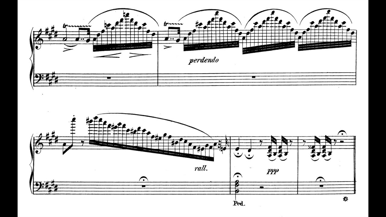 Theodor Kullak - Nachtgesang (Night-Song) for piano, Op. 93 no. 2