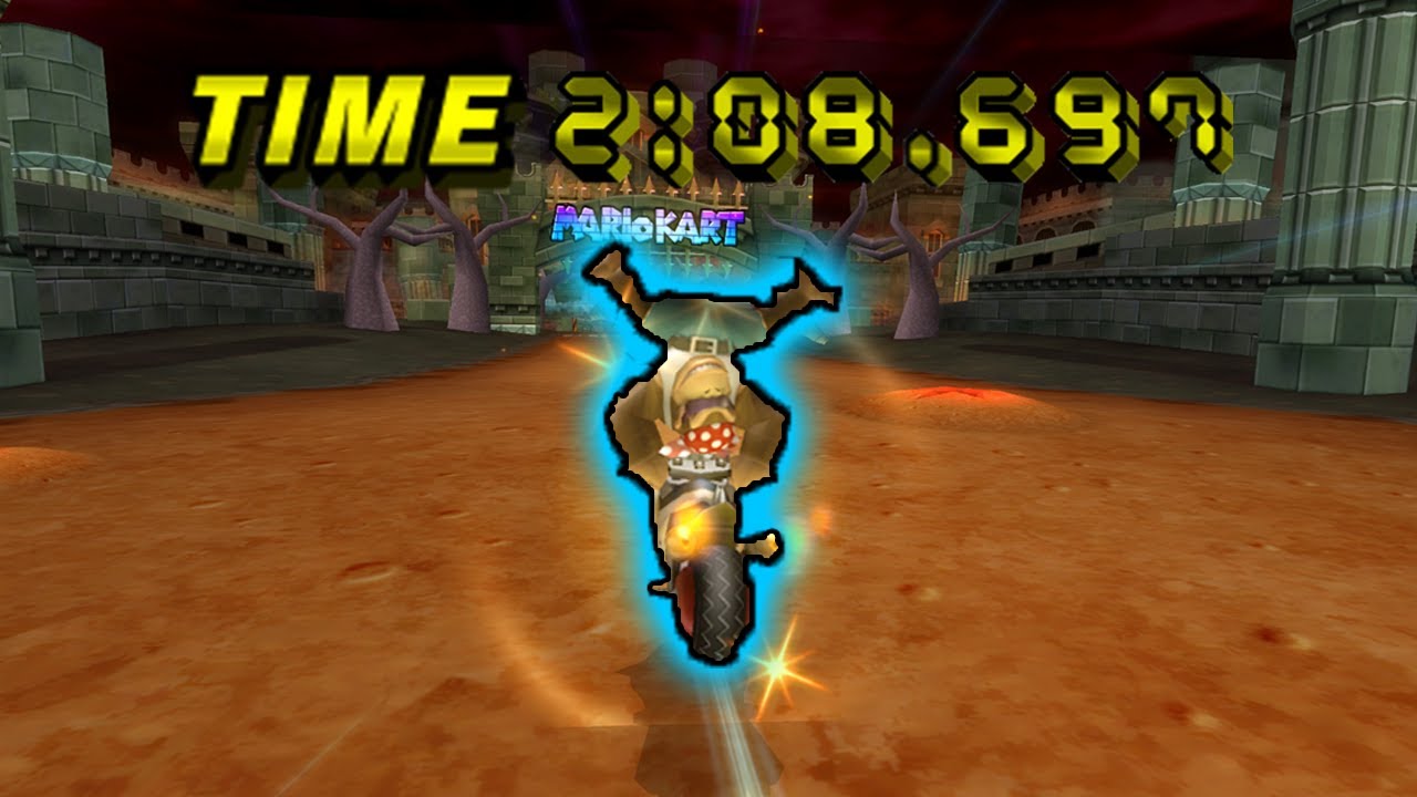 【MKW WR】 Bowser's Castle (Glitch) - 
