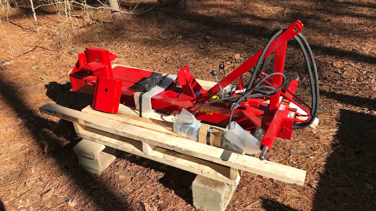 New Log Splitter Split-Fire 3403 Arrival and Unloading at the Farm (79)