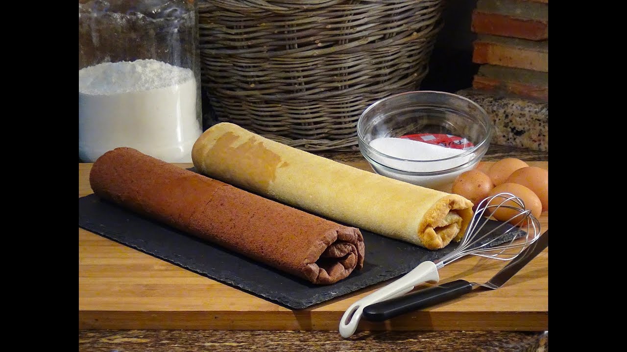 Receta Bizcochos para brazo de gitano - Recetas de cocina, paso a paso, tutorial. Loli Domínguez