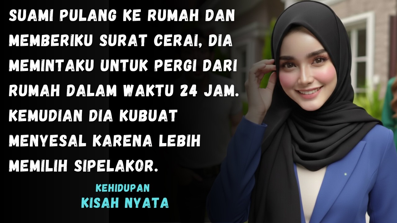 SUAMI MENCERAIKANKU KARENA DIA LEBIH MEMILIH PELAKOR - KUBUAT DIA MENYESAL DENGAN PILIHANNYA