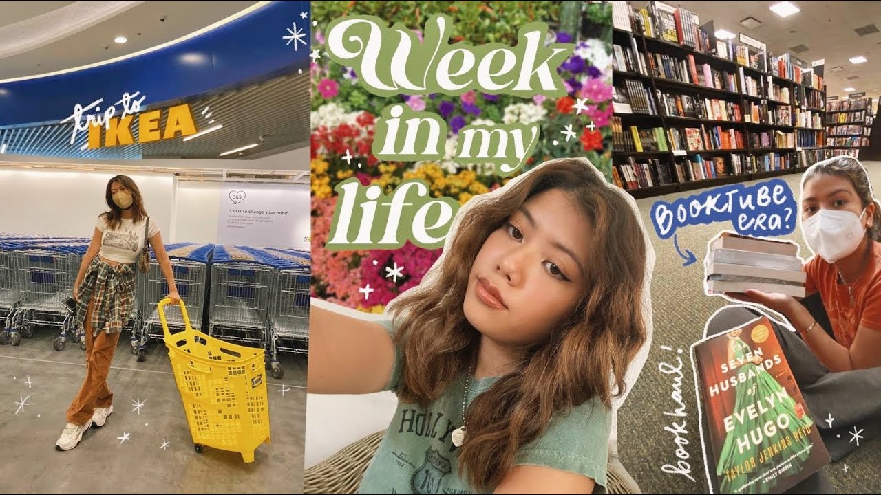PRODUCTIVE WEEK IN MY LIFE 🔋 ikea ph, book haul, starting a new semester