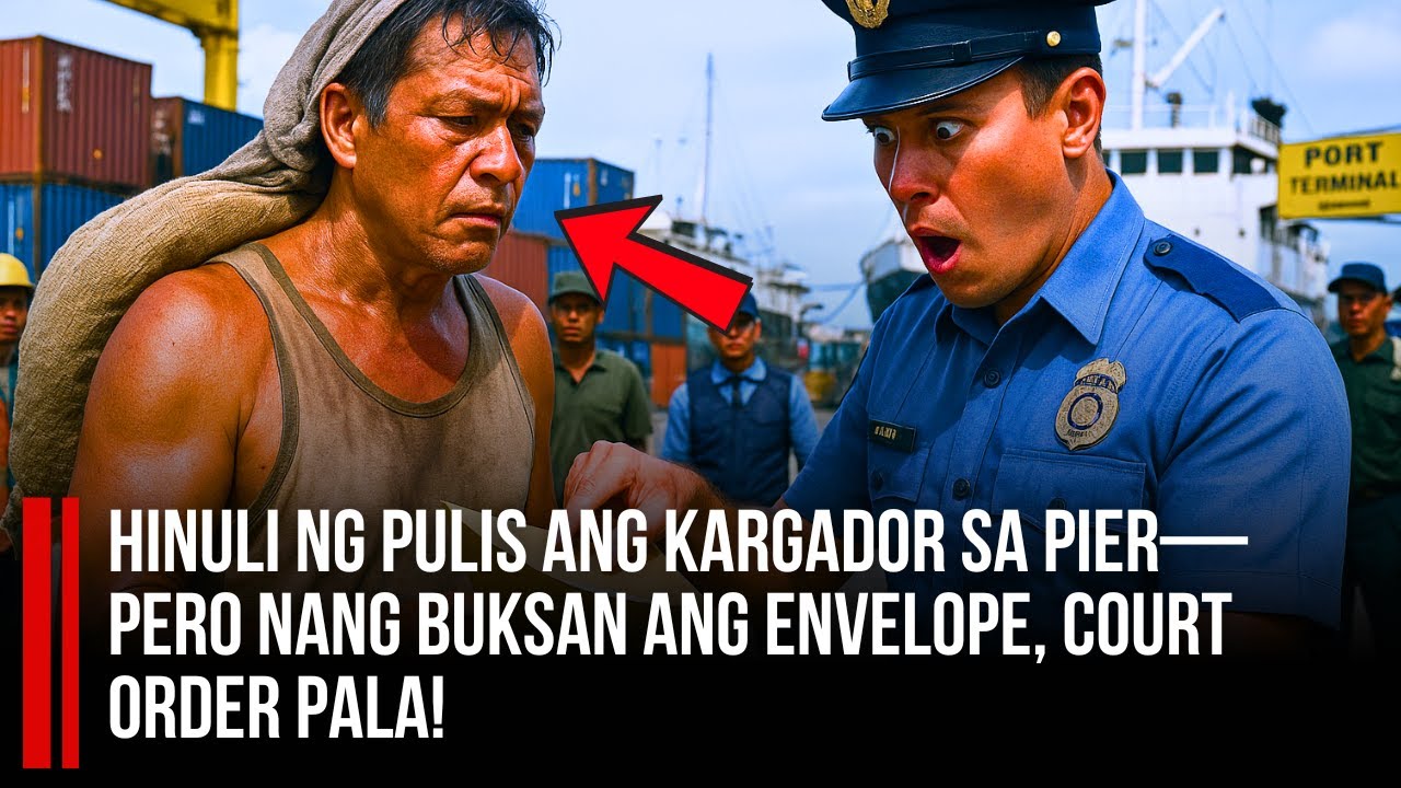 Hinuli ng Pulis ang Kargador sa Pier—Pero Nang Buksan ang Envelope, Court Order Pala!