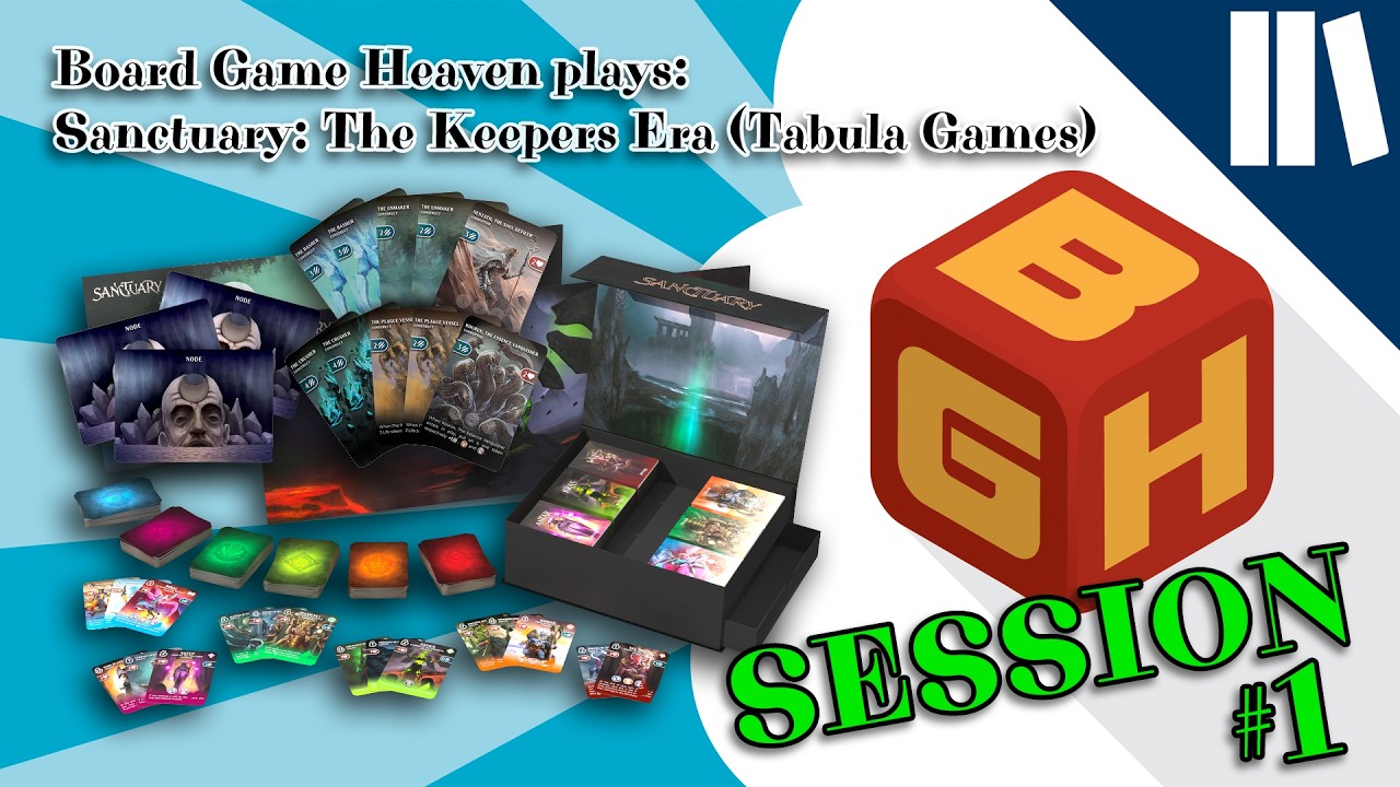 Board Game Heaven Solo Play: Sanctuary: The Keepers Era (Tabula Games) Play 1