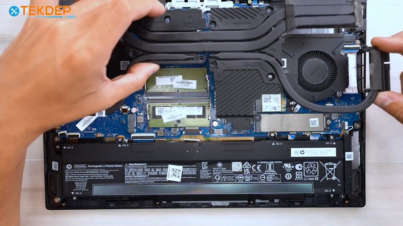 Как заменить вентилятор ноутбука | Руководство по ремонту HP OMEN