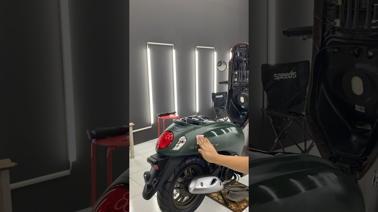 Cari tempat coating Scoopy mu di Jogja? Di Swax Studio aja! Coating Scoopy mulai dari 550rb an aja!