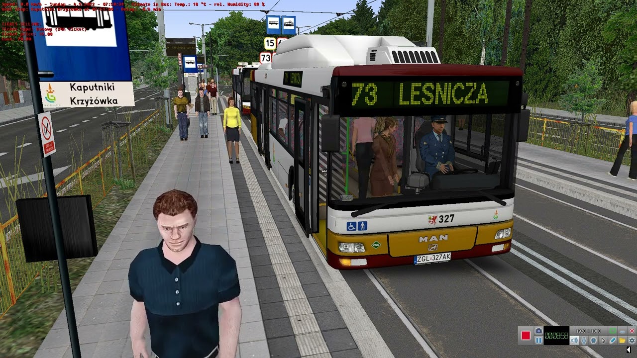 Omsi 2 Golczewo 2.0 - Line 73 - MAN NUE 313 CNG
