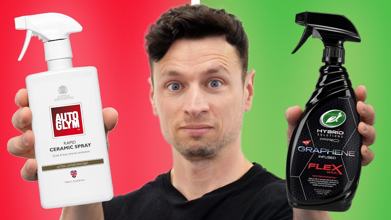 Turtle Wax Graphene flex wax Vs Autoglym Rapid Ceramic spray Detailer // WHICH IS BEST?