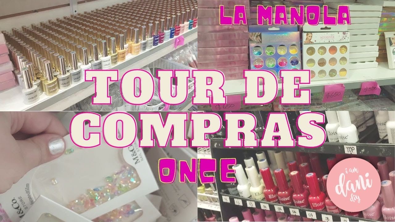 ✅💅Tour de Compras parte 4: insumos de uñas en LA MANOLA - local de uñas en ONCE 😍