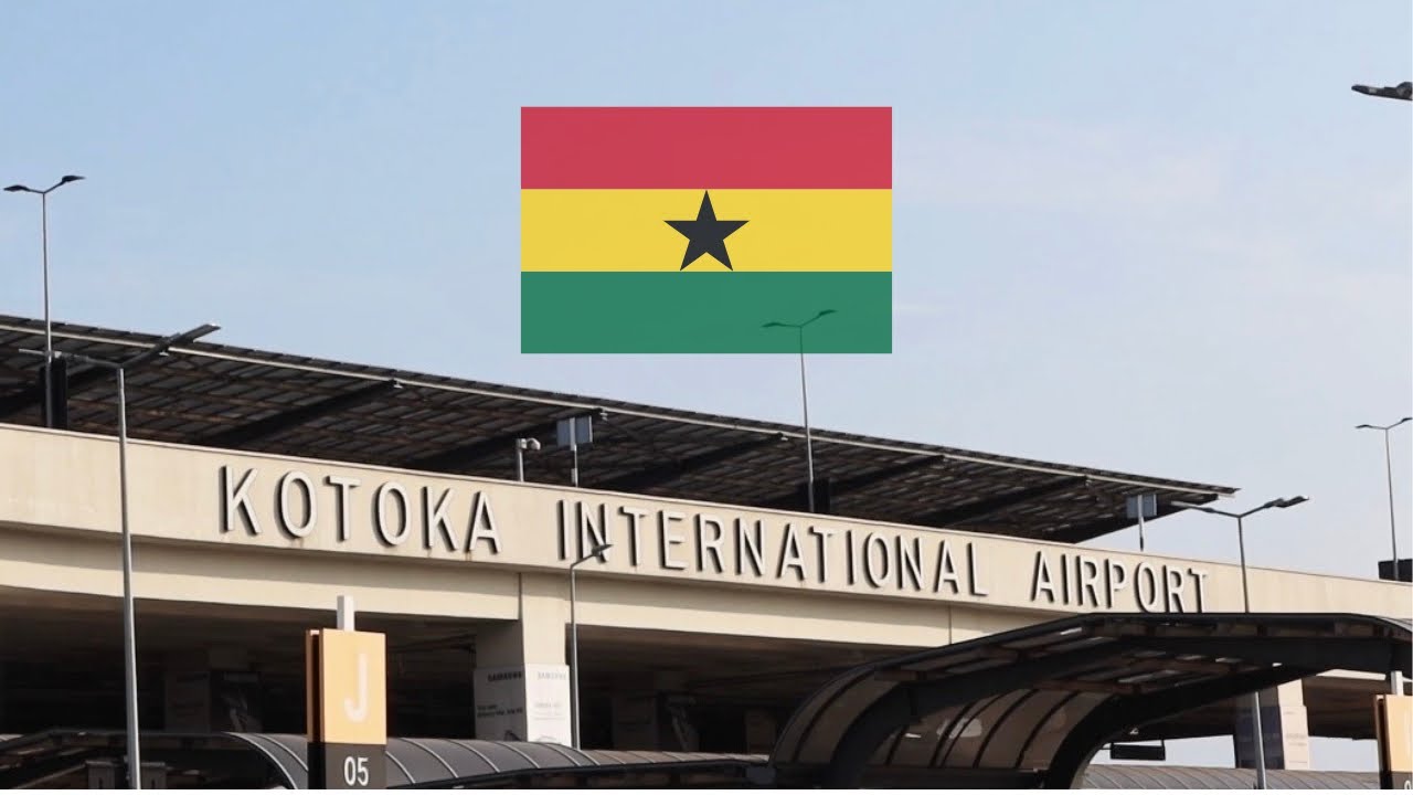FIRST DRIVE IN GHANA🇬🇭 | Kotoka Airport to New Bortianor, Accra