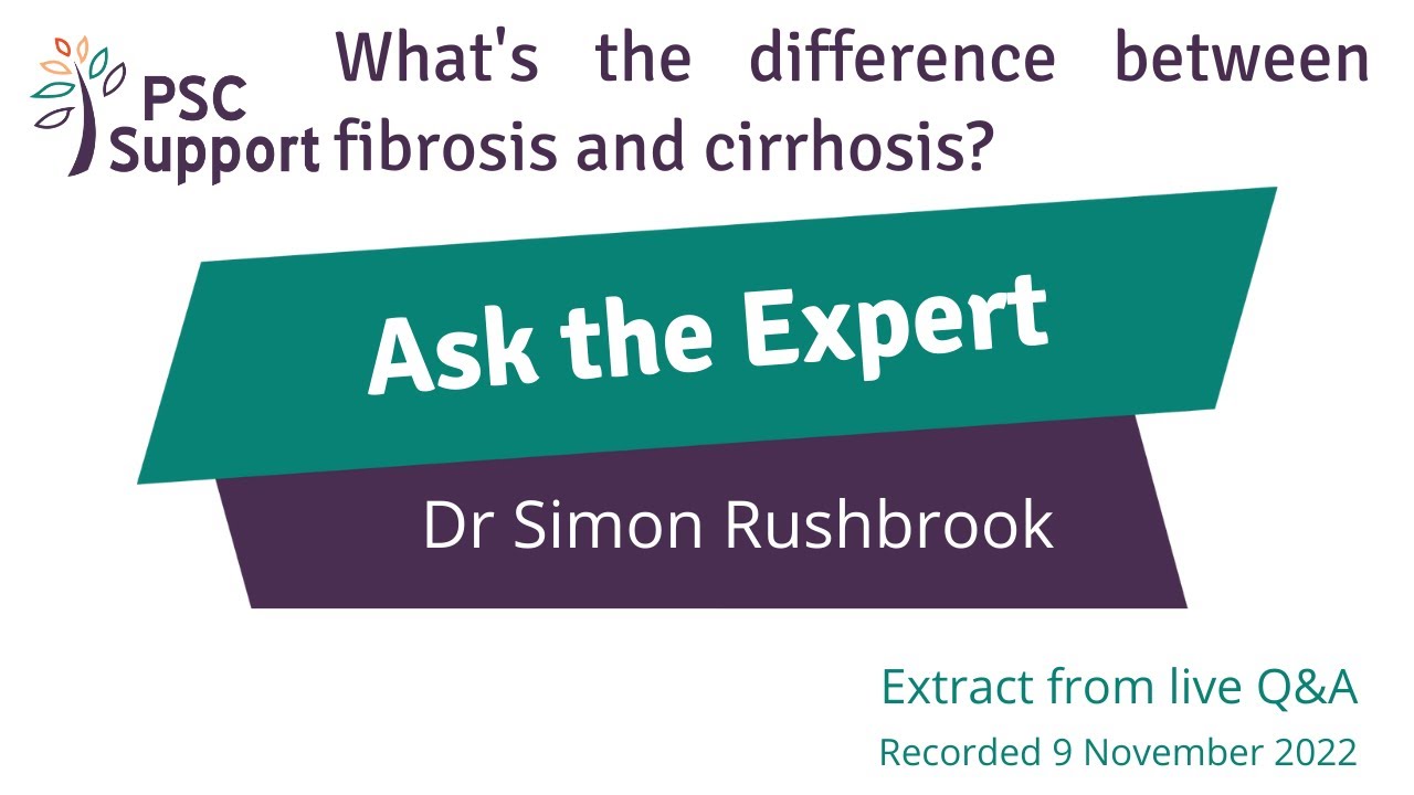 What's the difference between fibrosis and cirrhosis? Primary sclerosing cholangitis (PSC Support)