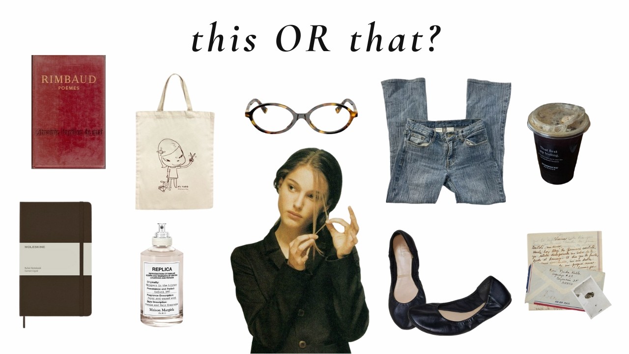 THIS or THAT | Bookstore Girl Edition 📚☕ | romantic vs intellectual aesthetic