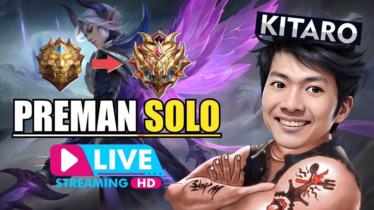 🔴 #day9 SOLO KE IMMORTAL CHALLENGE   | KiTaro | Mobile Legends