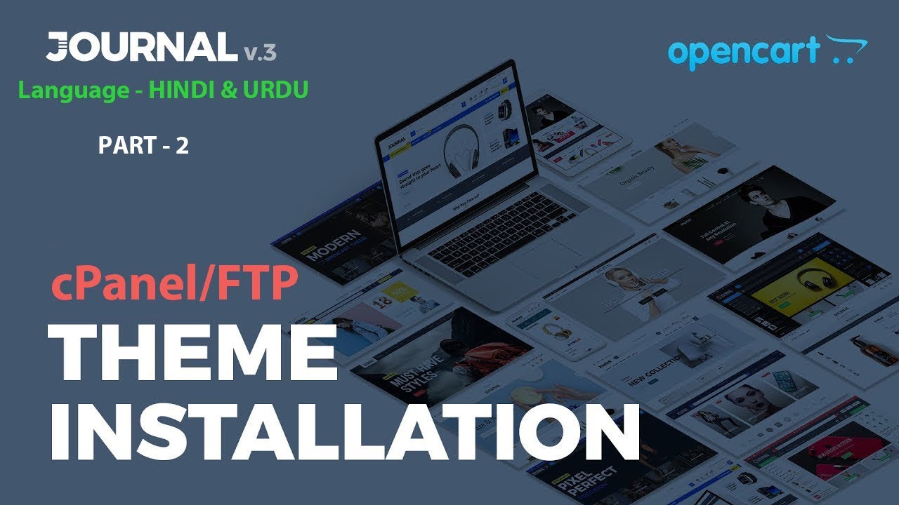 Journal 3 OpenCart Part - 2 | Full Management step wise step