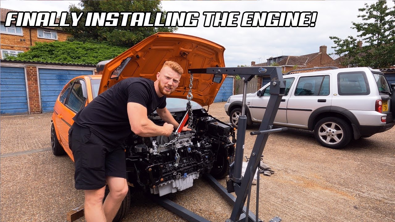 INSTALLING MY FORGED ENGINE AND HELIX 6 PADDLE CLUTCH!