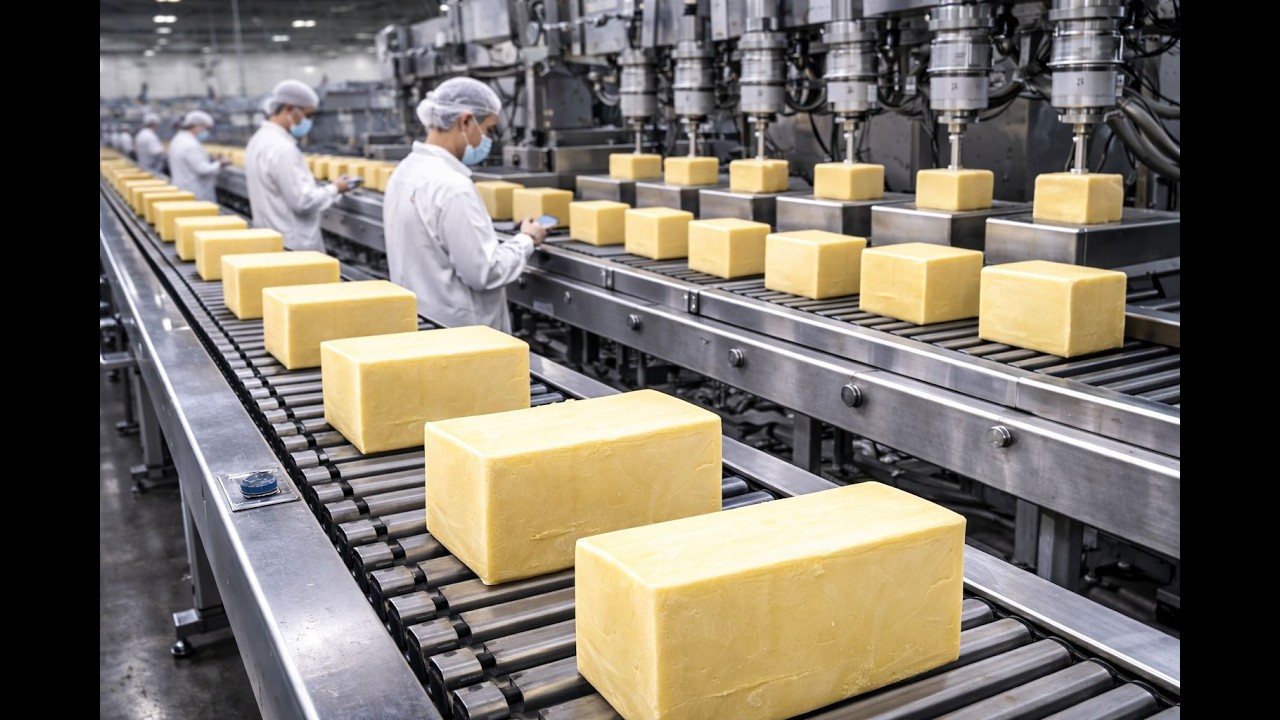 How Butter Is Made (Full Factory Process) - From Fresh Milk to Final Packing - Factory Process Lab