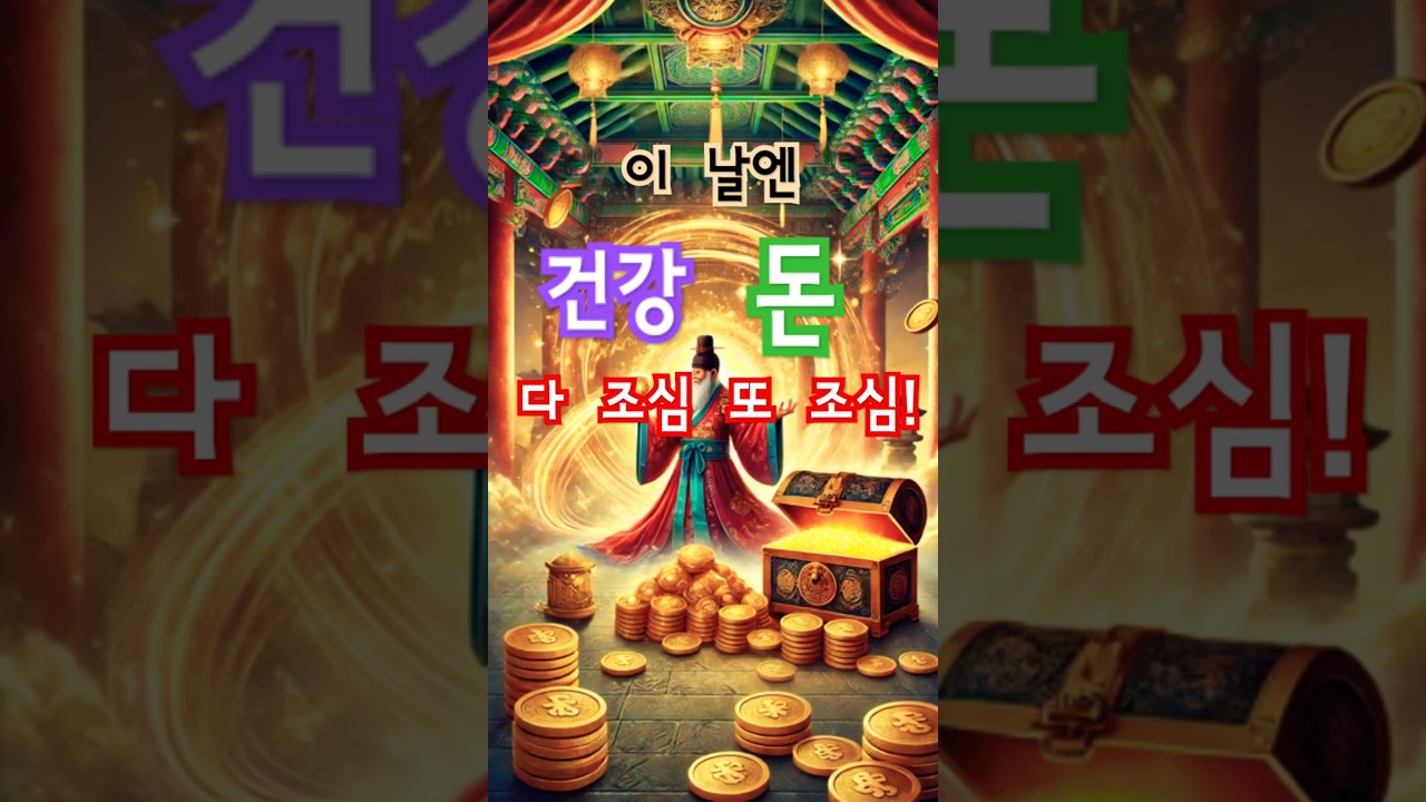 절대 시작하면 안 되는 흉일 TOP3는!? #운세 #행운