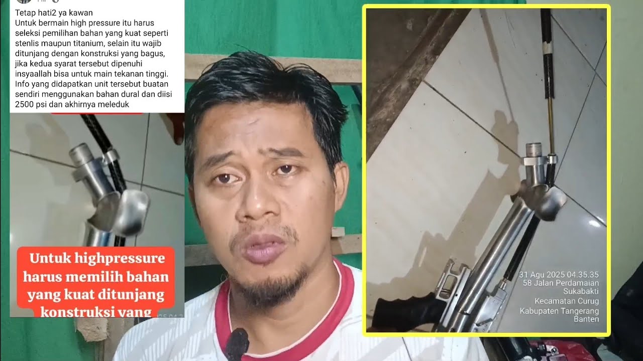 PCP Meledak 💥 Lagi, 2500PSI Belum Tentu Aman