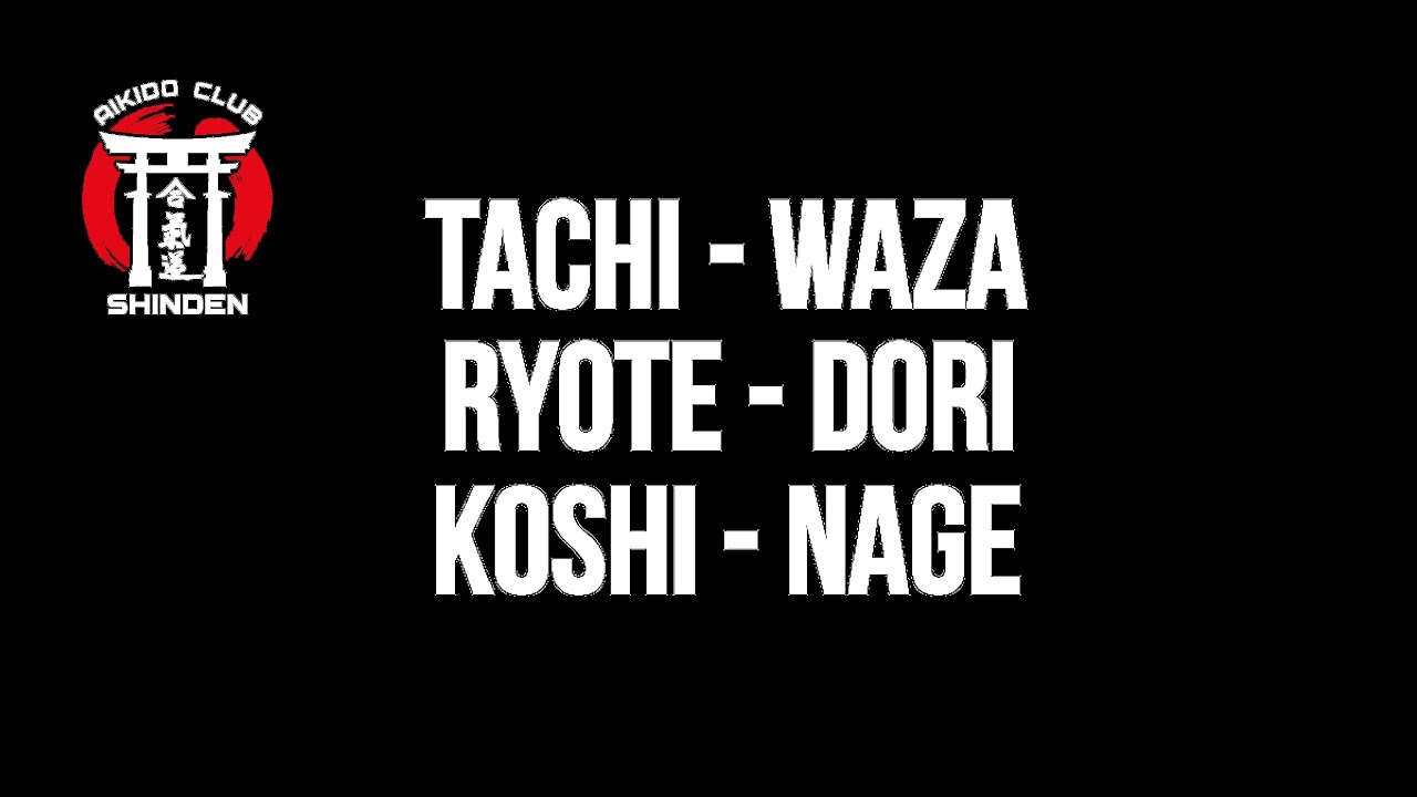 TACHI WAZA RYOTE DORI KOSHI NAGE. Школа айкидо SHINDEN.