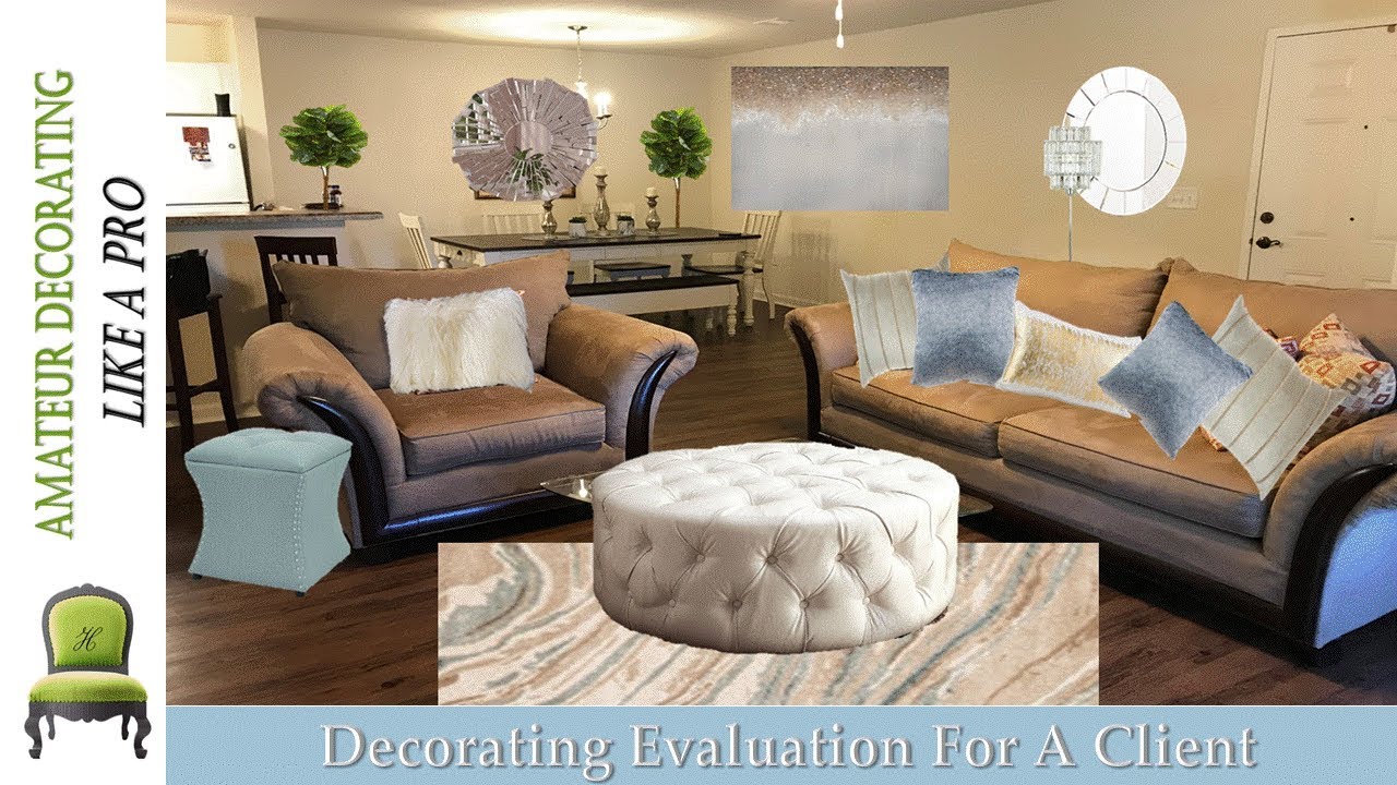Decorating Evaluation For A Senior Apartment Using Existing Furniture