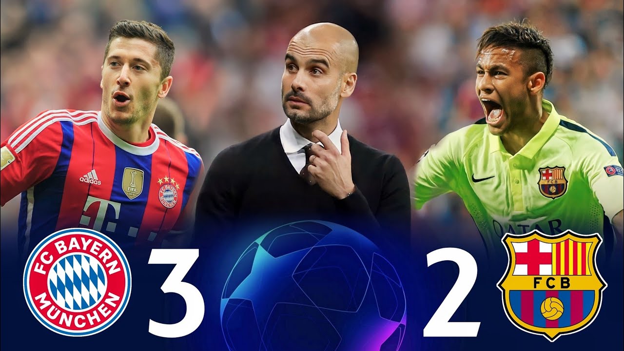 جن جنون رؤوف خليف🔥🔥/ برشلونه{2-3}بايرن ميونخ //مباراة نارية 💥 // نصف نهائي دوري ألابطال{2015}// FHD