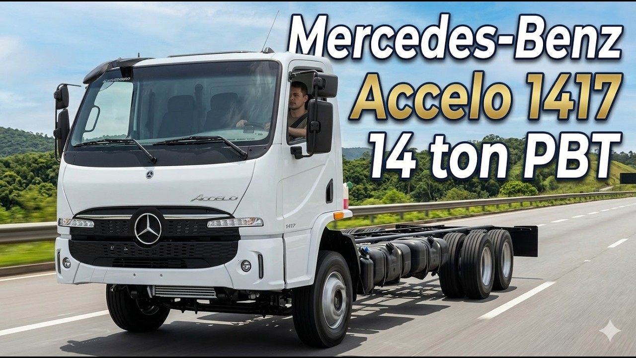 Mercedes-Benz Accelo 1417 com 14 Toneladas de PBT