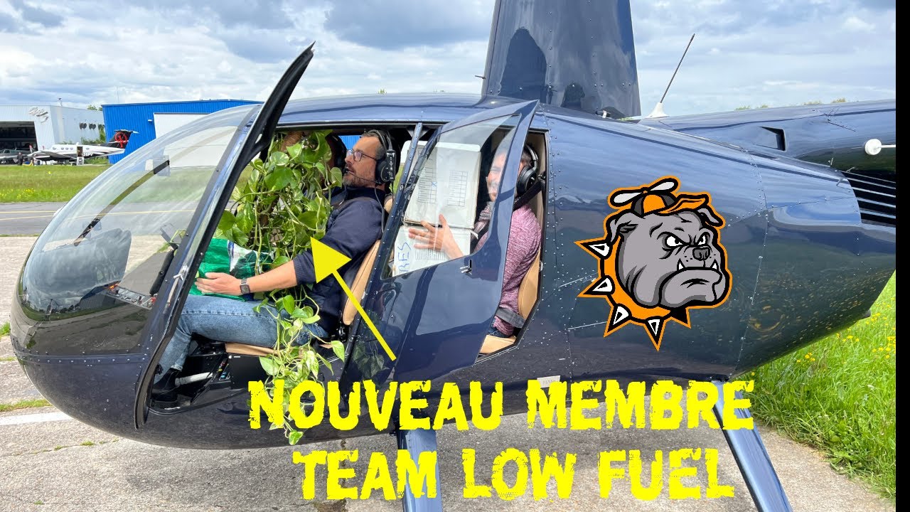 Déménager en hélicoptère ? Vol transit Parisien avec ATC - LOW FUEL