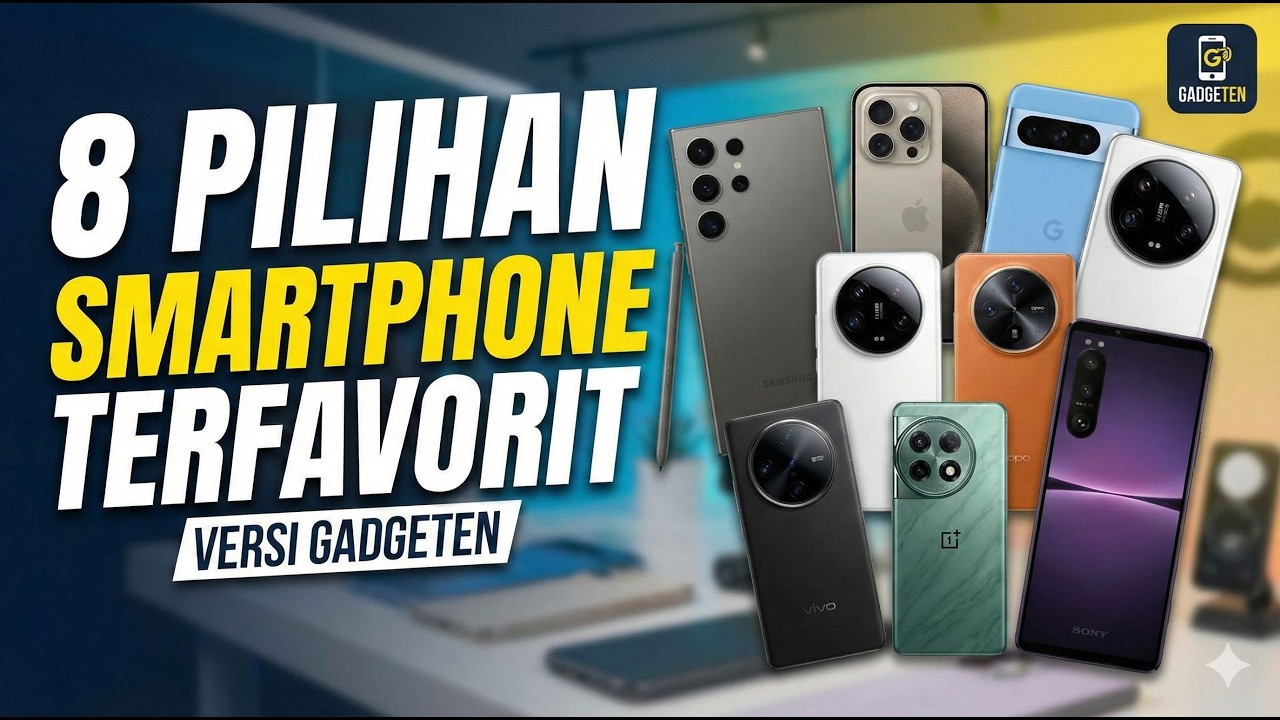 8 Pilihan Smartphone terFavorit versi Gadgeten | The Best 8