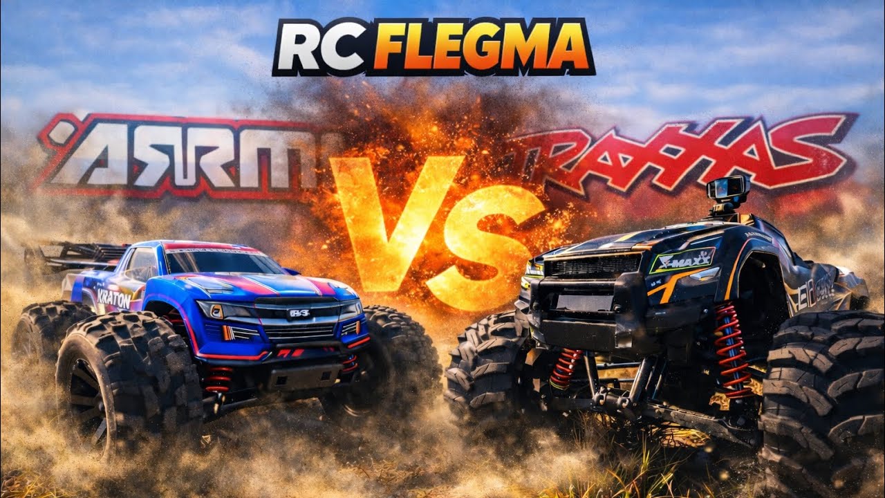 ARRMA KRATON 6S vs TRAXXAS X-MAXX 8S 🔥 RC BASH | RC FLEGMA 