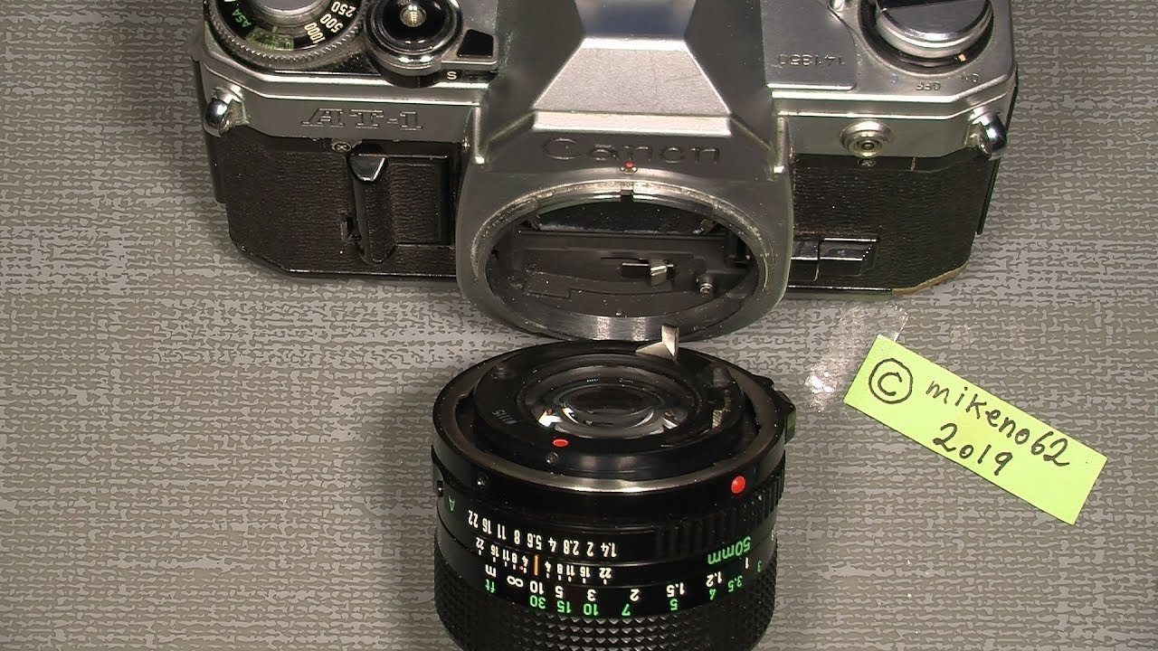 Problem's when try to mount a Canon FD lens to the camera, after repair