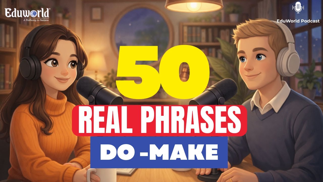 50 Essential Collocations with 'DO' and 'MAKE' in English? Fluent conversations for Beginners