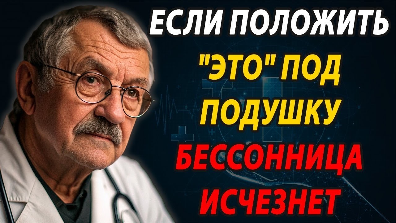 «Положите это под подушку — и всё изменится» - Совет врача избавившего 2000 пациентов от бессонницы
