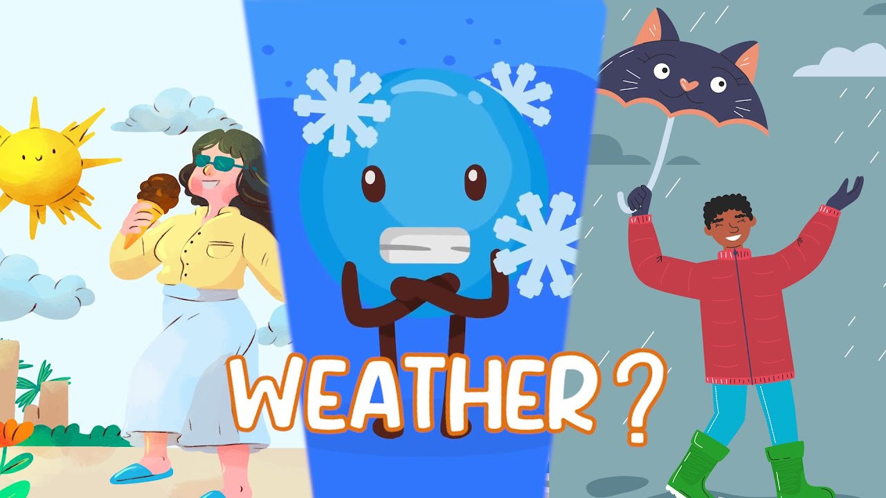 How's the weather ? 🌦️ | Different Weathers | For Kids | SuperMindz