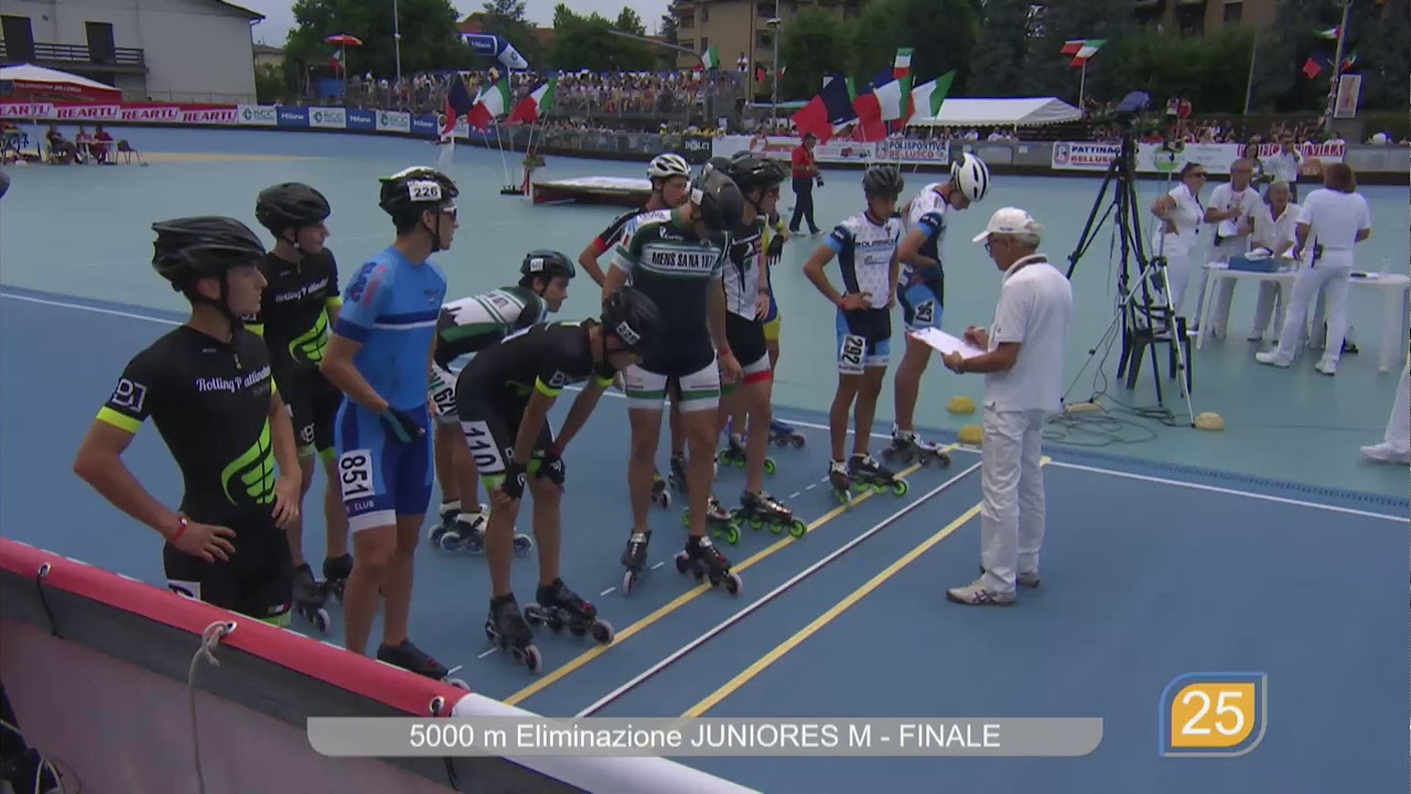 Gara Finale 5000m Eliminazione Junior F/M