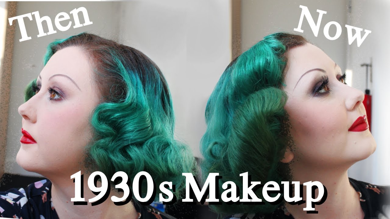 1930's Makeup VS Modern 1930's Makeup