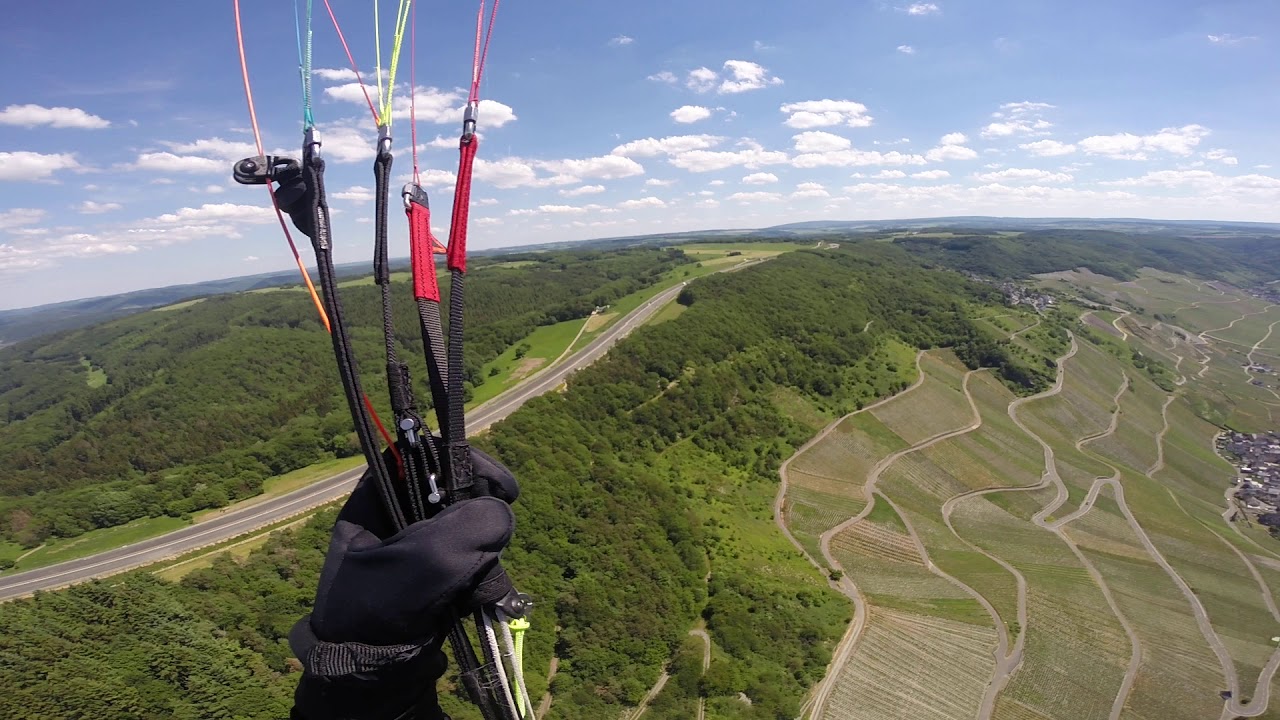 Paragleiten in Graach an der Mosel Juni 2019