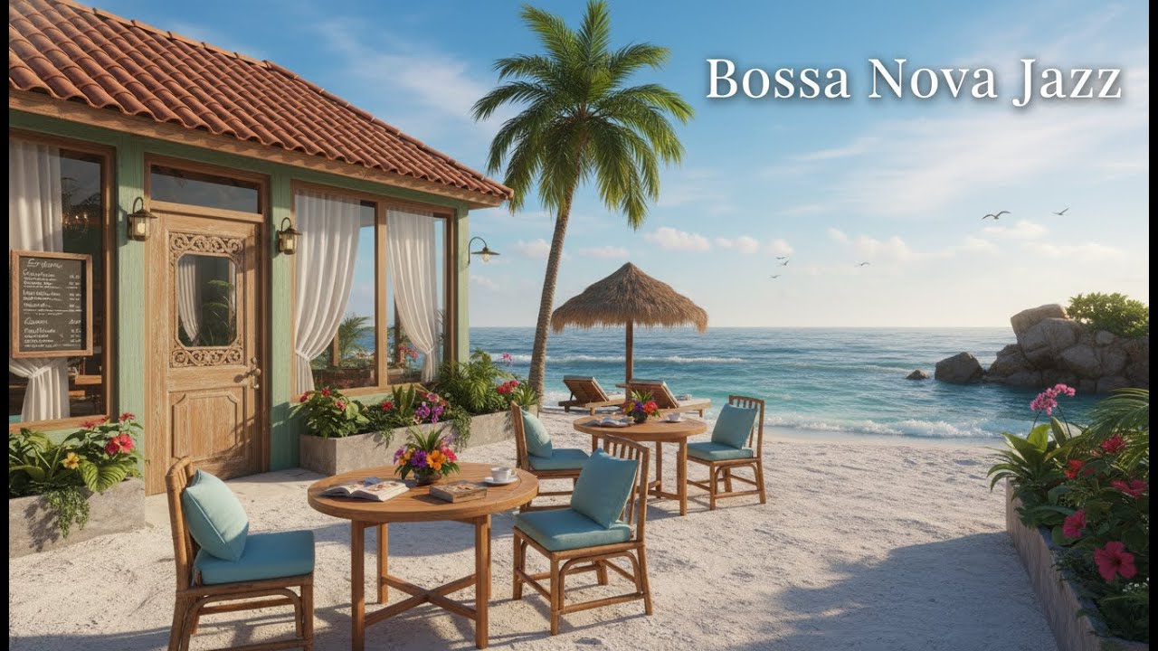 Summer Beach Cafe Music 🌴 Happy Bossa Nova Instrumental