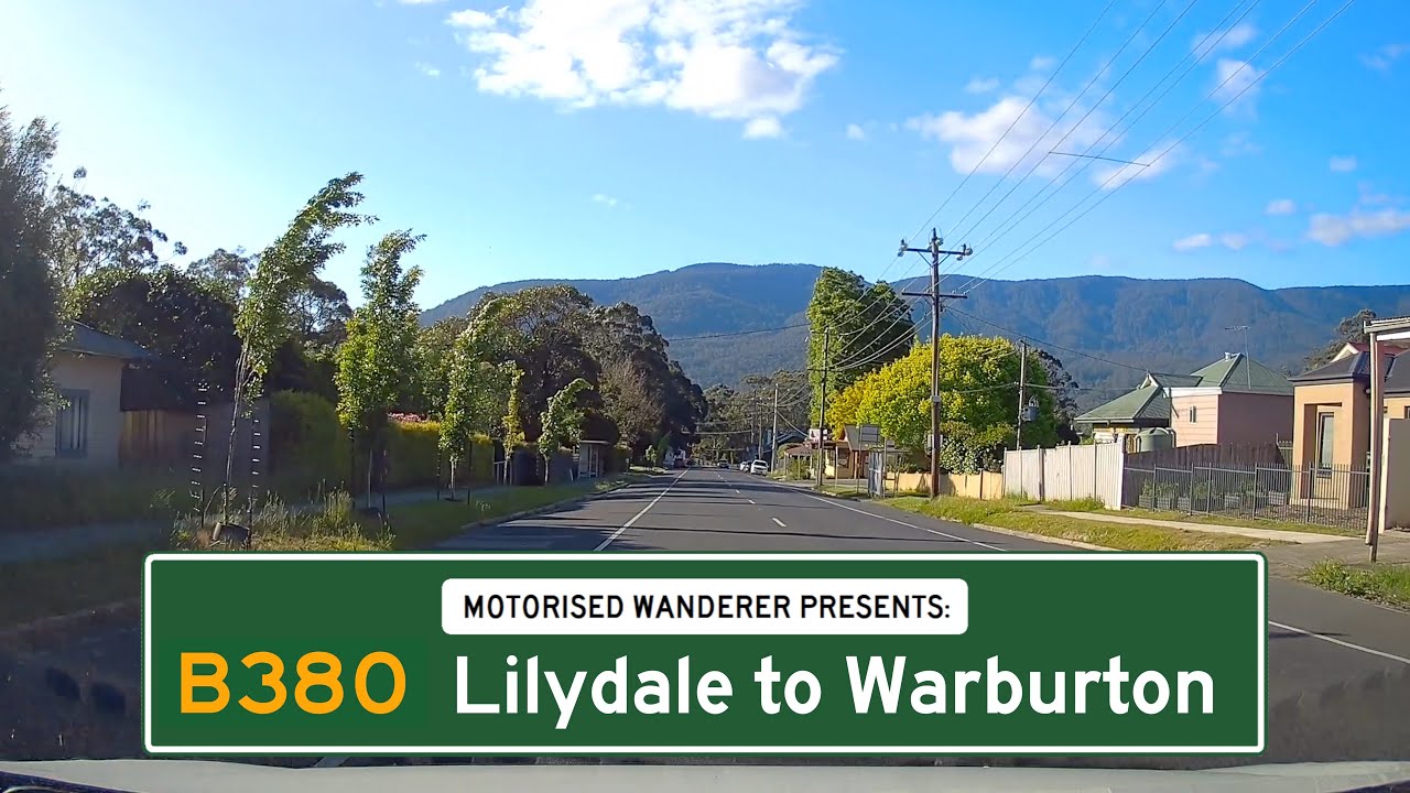 B380 | Lilydale to Warburton | Victorian B Routes | Warburton Highway | Real Time Driving 4K