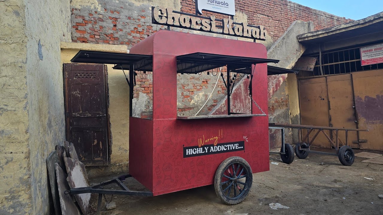 5 STAR HOTEL भी फेल हैं!Foodcartmanufacturer Bike cart fast food cart   Ananya cart maker 