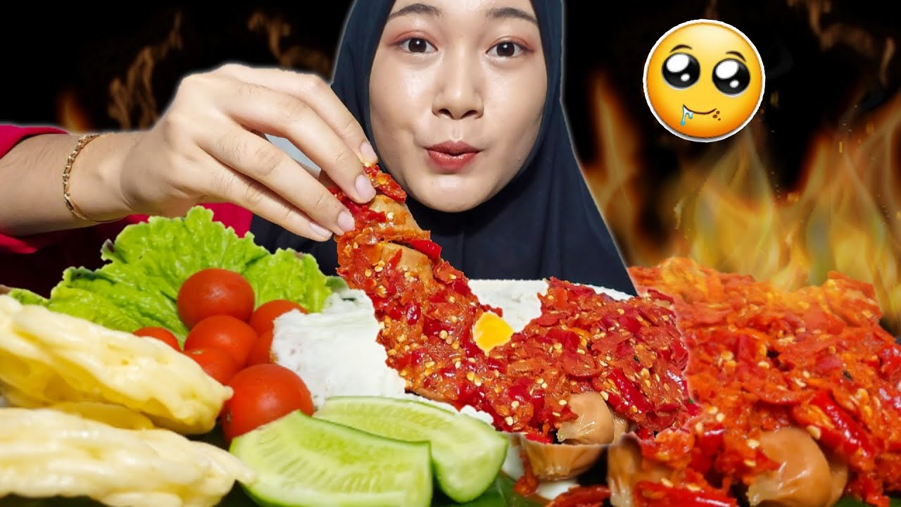 SOSIS GEPREK PAKE TELOR SETENGAH MATENG | CREAMY PEDES CENAT CENUT