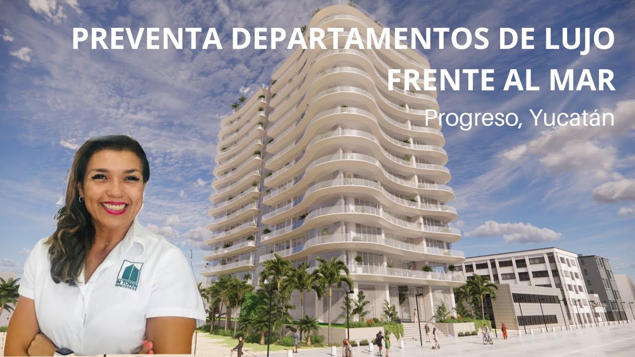 PREVENTA Departamentos de lujo en el malec&oacute;n de Progreso, Yucat&aacute;n