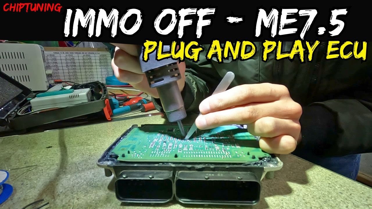 👉 IMMO OFF - Jak zrobic sterownik Plug and Play | modyfikacja eprom Bosch ME7.5 | usuniecie immo |