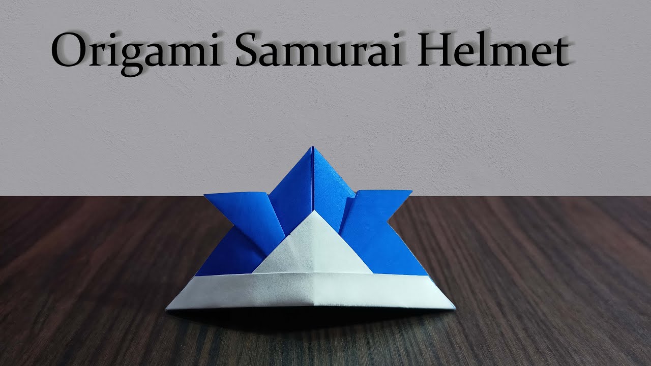 Origami Traditional Samurai Helmet Tutorial: Craft Your Own Paper Kabuto