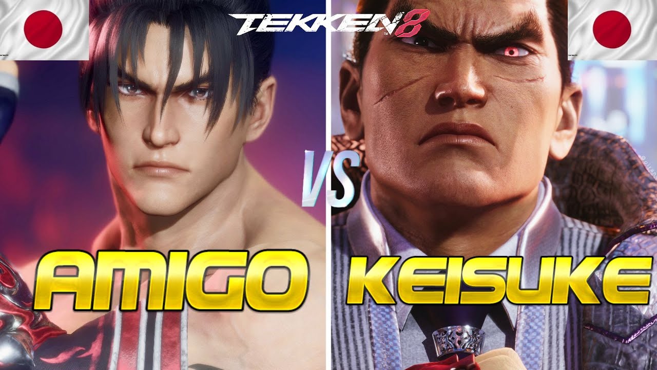 Tekken 8 ▰ KEISUKE (Rank #1 Kazuya) Vs AMIGO (Jin Kazama) ▰ Ranked Matches