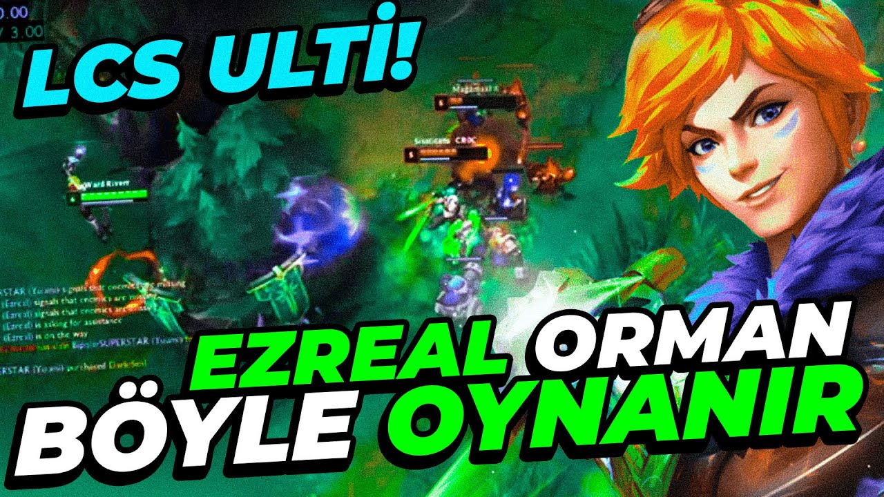 EZREAL İŞTE B&Ouml;YLE OYNANIR! DERS VERDİM! | EZREAL ORMAN | THEOKOLES