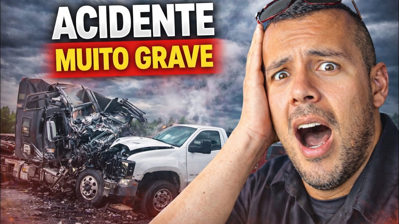 UM GRAVE ACIDENTE INTERROMPEU NOSSA VIAGEM !! #vidadeumrodoviario 