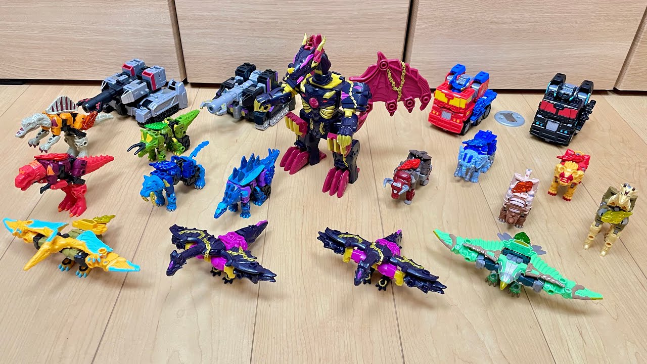 【Transformers Wild King All robot】トランスフォーマーワイルドキング、ワールドドラグナスを追加して遊んでみた
